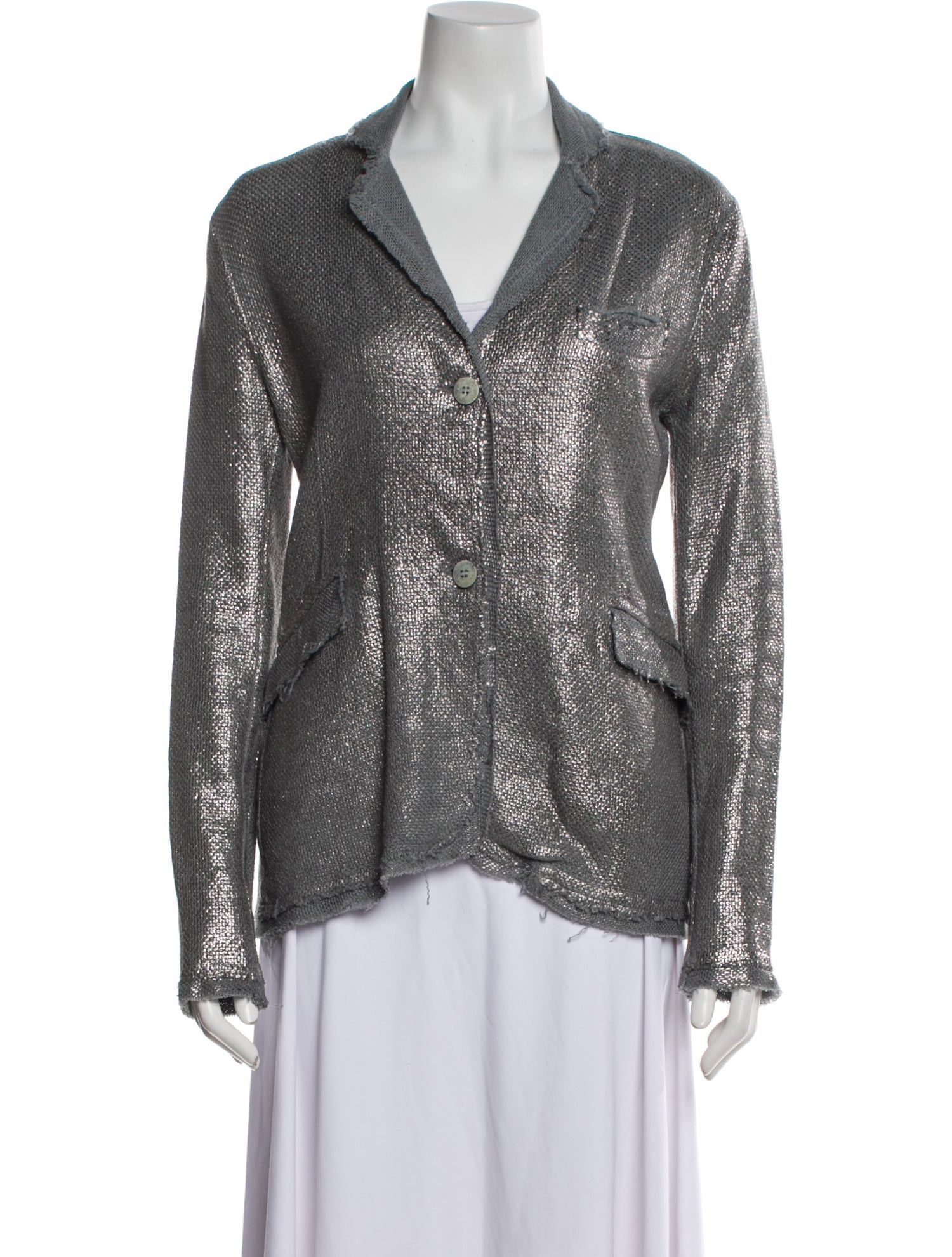 Avant Toi Tweed Pattern Blazer