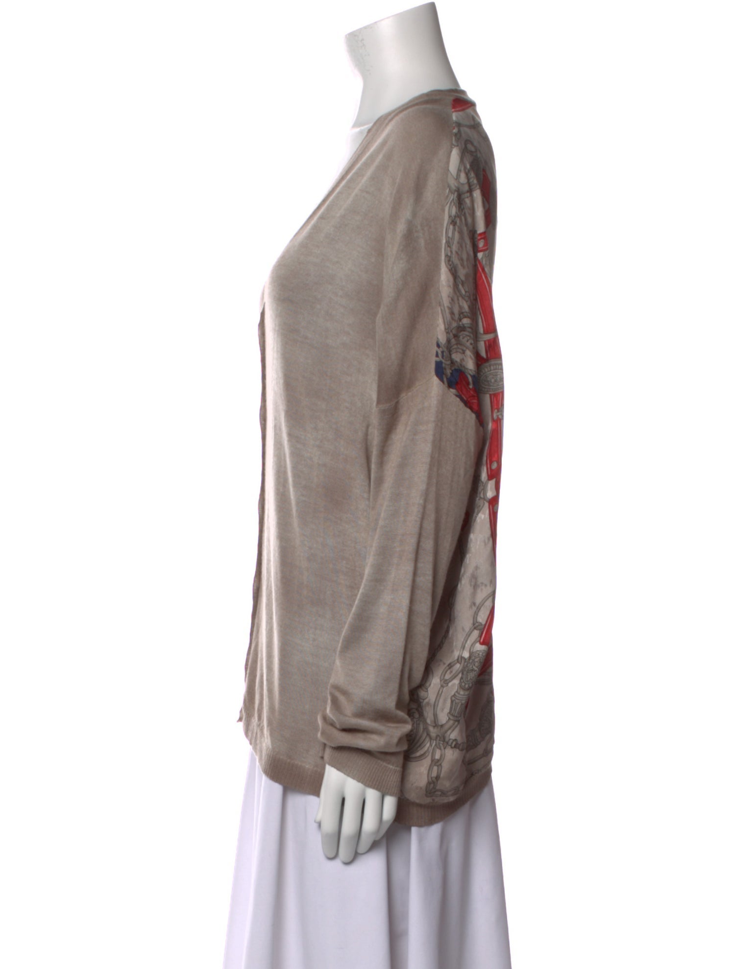 Avant Toi Silk V-Neck Sweater