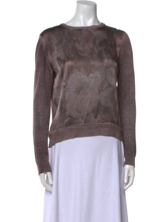 Avant Toi Cashmere Tie-Dye Print Sweater