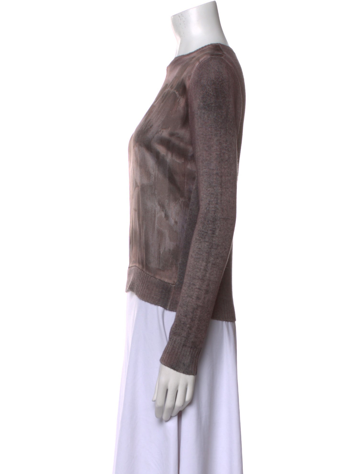 Avant Toi Cashmere Tie-Dye Print Sweater