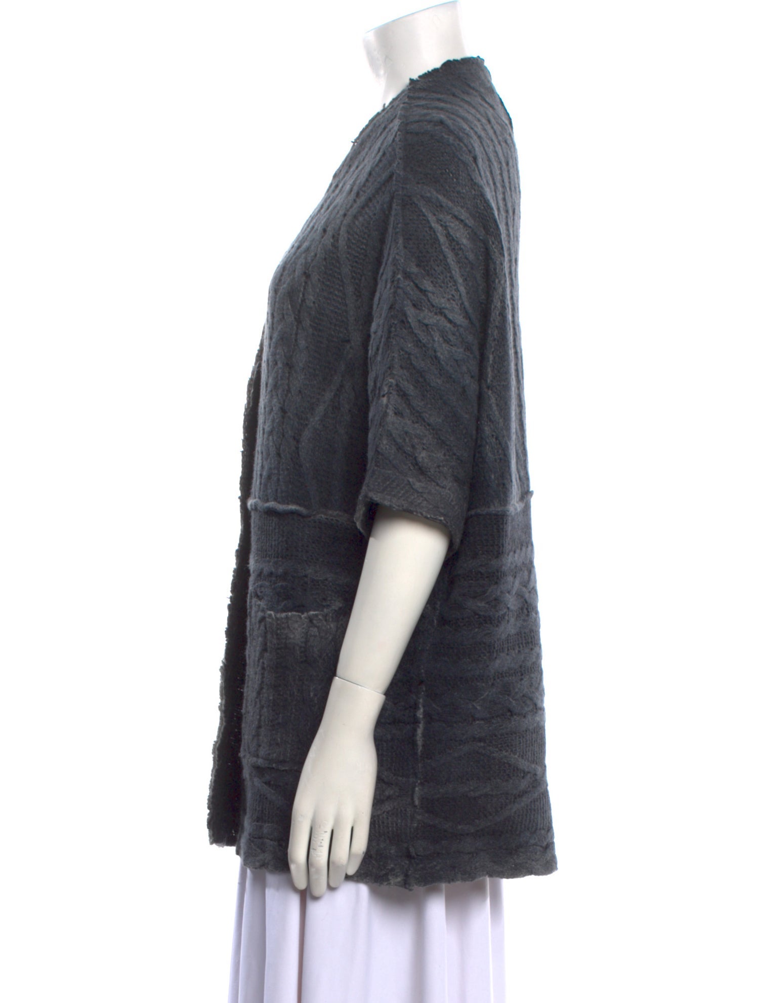 Avant Toi Patterned V-Neck Sweater