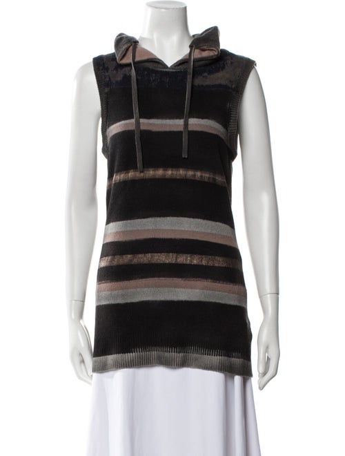 Avant Toi Cashmere Striped Sweater