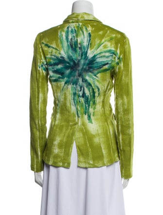 Avant Toi Linen Floral Print Evening Jacket