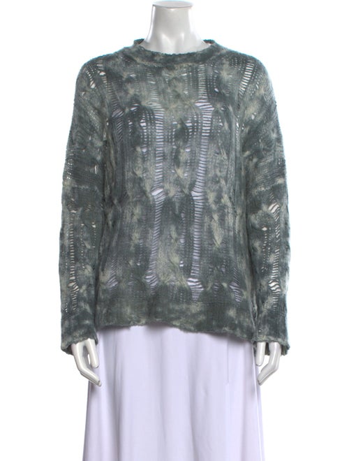 Avant Toi Cashmere Tie-Dye Print Sweater