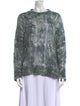 Avant Toi Cashmere Tie-Dye Print Sweater