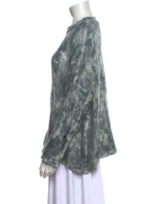 Avant Toi Cashmere Tie-Dye Print Sweater