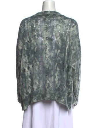 Avant Toi Cashmere Tie-Dye Print Sweater