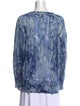 Avant Toi Cashmere Tie-Dye Print Sweater