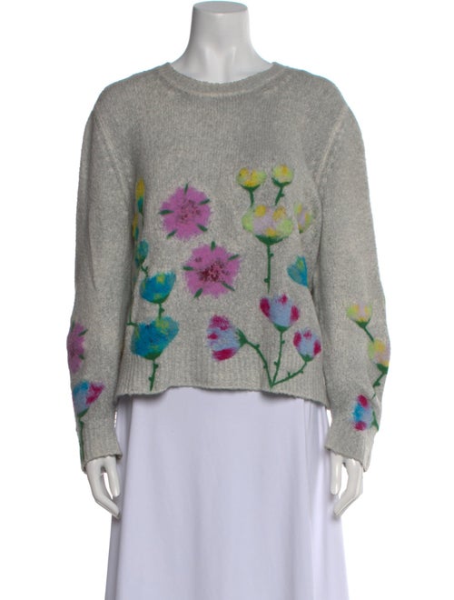 Avant Toi Printed Crew Neck Sweater