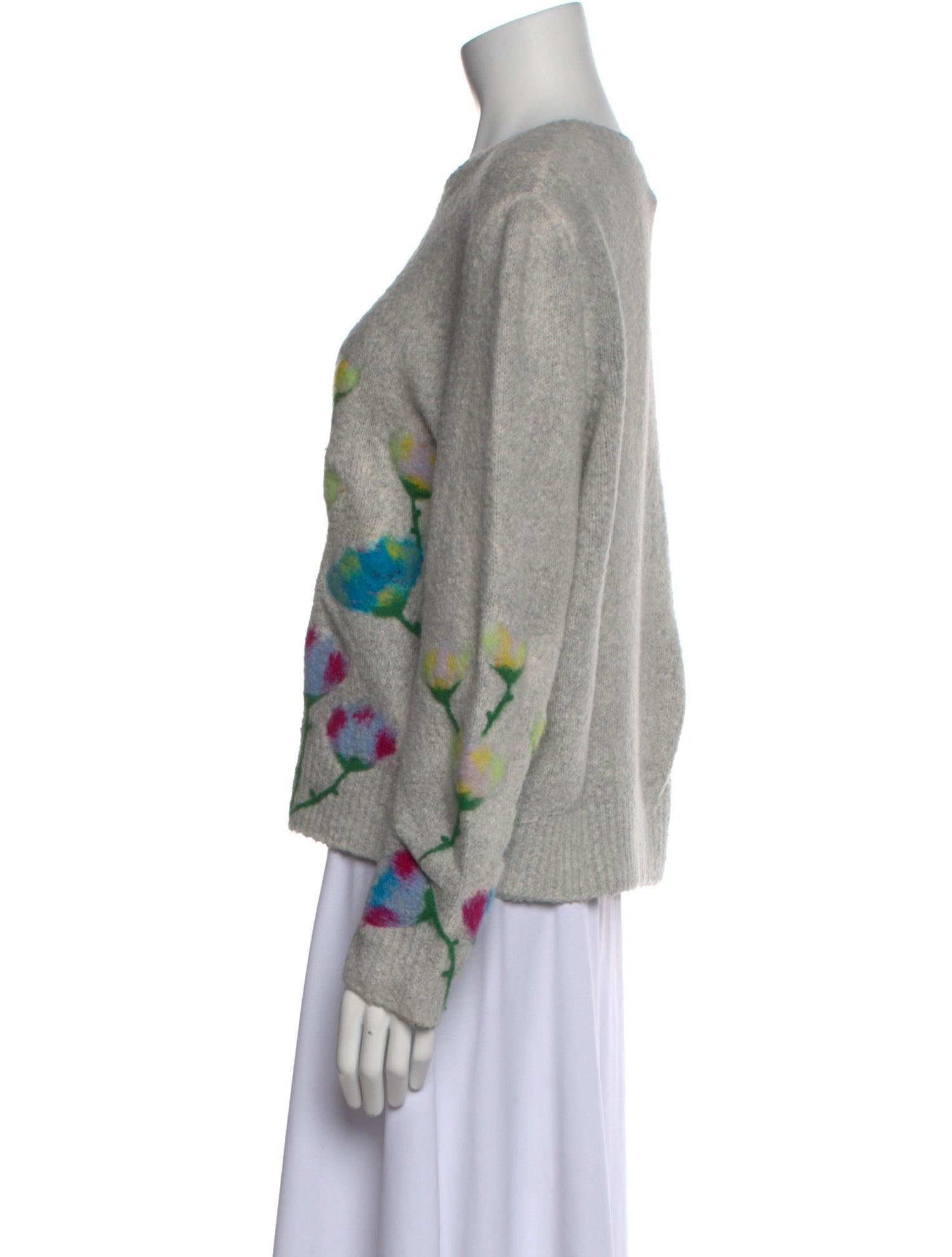 Avant Toi Printed Crew Neck Sweater