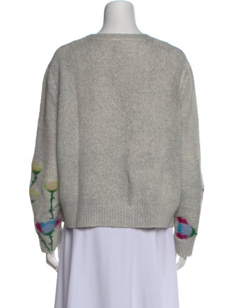 Avant Toi Printed Crew Neck Sweater