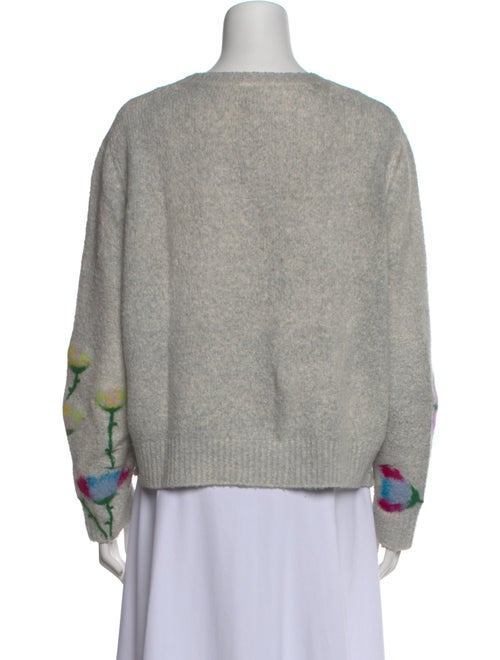 Avant Toi Printed Crew Neck Sweater