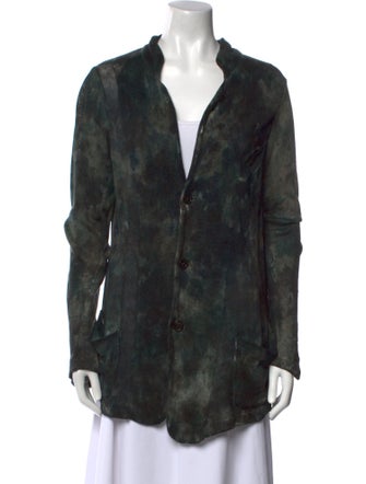 Avant Toi Linen Tie-Dye Print Sweater