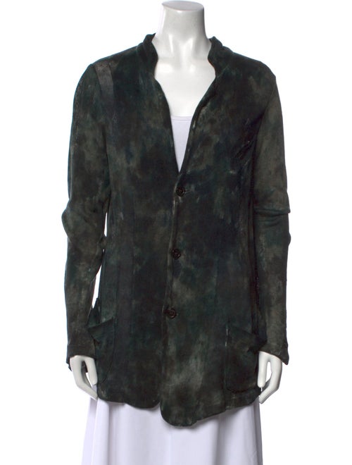 Avant Toi Linen Tie-Dye Print Sweater