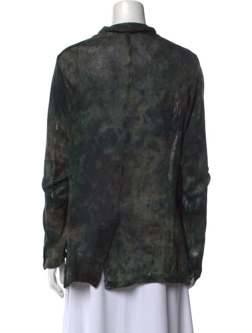 Avant Toi Linen Tie-Dye Print Sweater