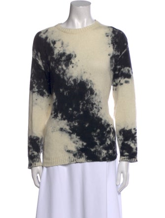 Avant Toi Cashmere Tie-Dye Print Sweater
