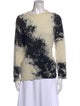 Avant Toi Cashmere Tie-Dye Print Sweater