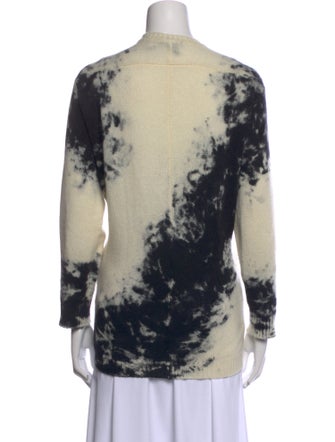 Avant Toi Cashmere Tie-Dye Print Sweater