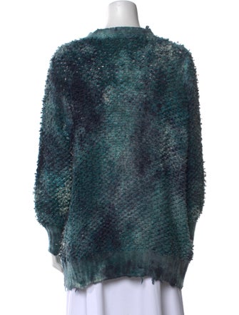 Avant Toi Silk Printed Sweater