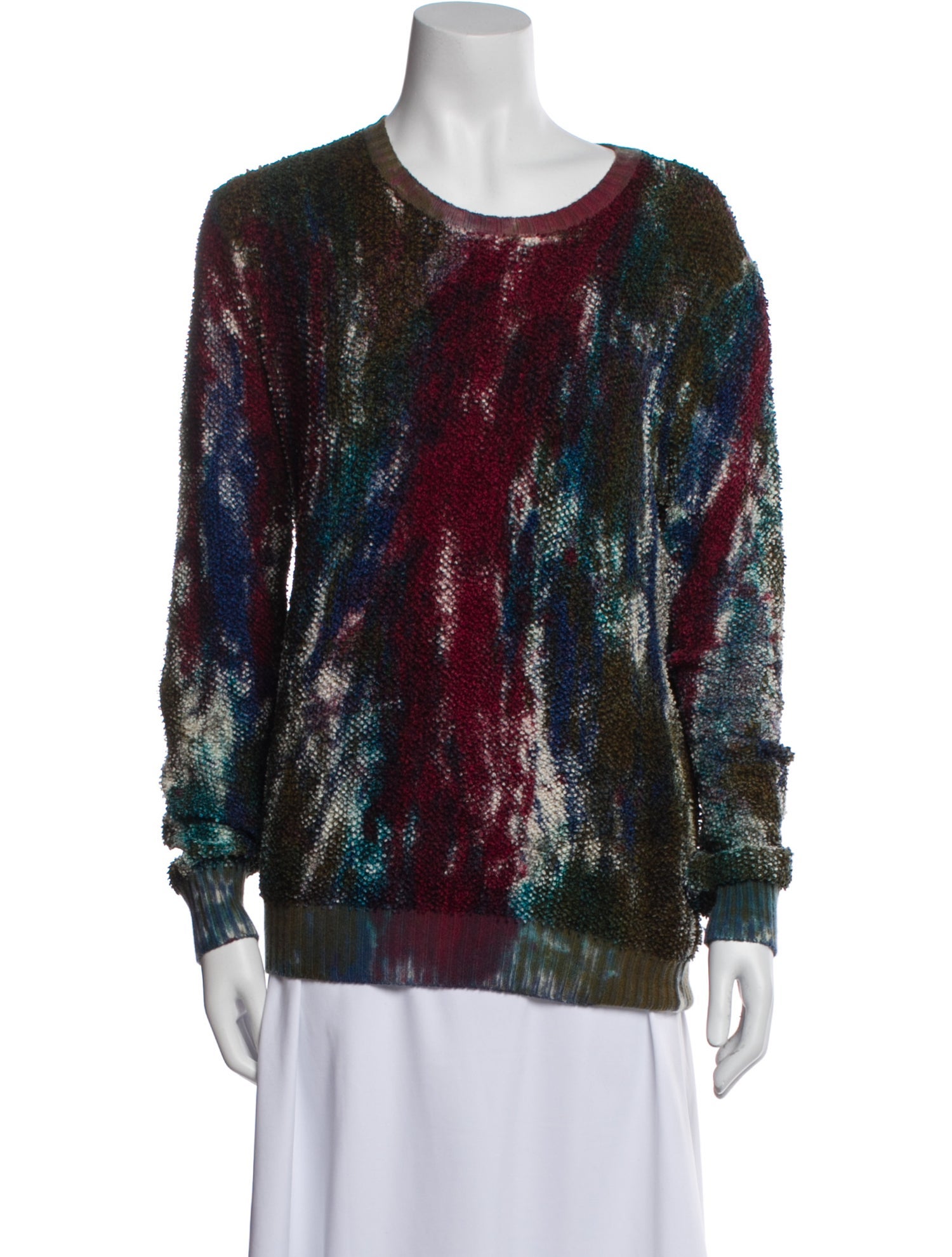 Avant Toi Silk Printed Sweater