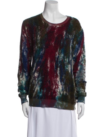 Avant Toi Silk Printed Sweater