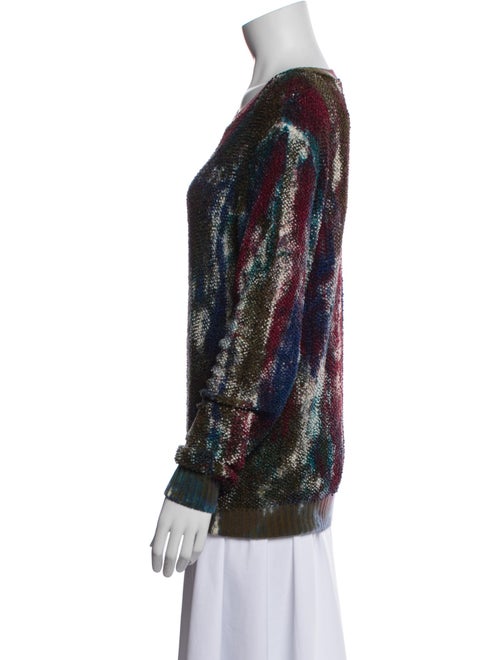 Avant Toi Silk Printed Sweater