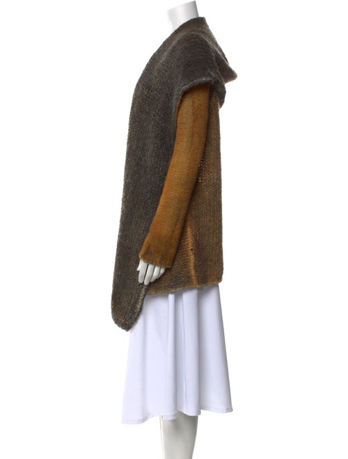 Avant Toi Wool Colorblock Pattern Sweater