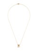 Alex Woo 14K Initial 'R' Pendant Necklace