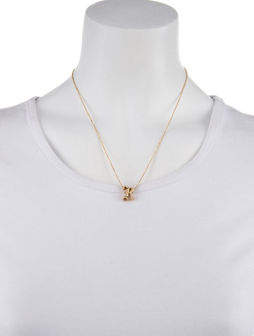 Alex Woo 14K Initial 'R' Pendant Necklace
