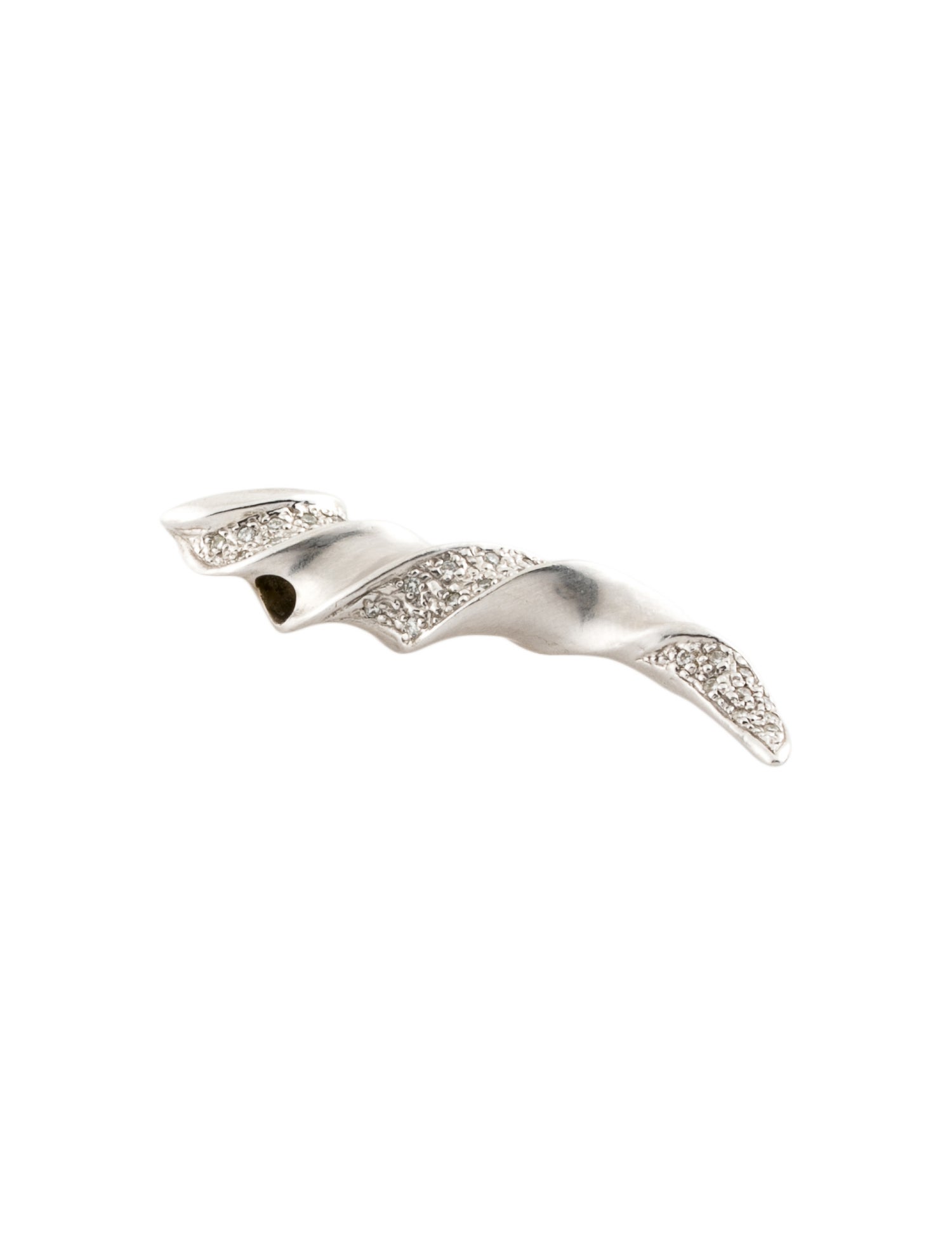 Alex Woo 14K Diamond Sweni Large Horn Pendant