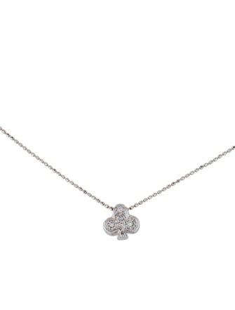 Alex Woo 14K Diamond Vegas Club Charm Necklace