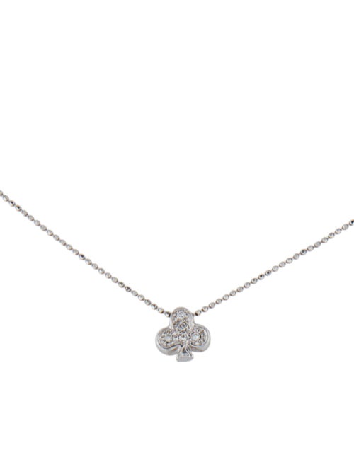 Alex Woo 14K Diamond Vegas Club Charm Necklace