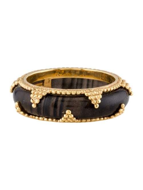 Alexandre Reza 18K Obsidian Suze Band
