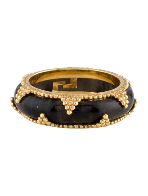 Alexandre Reza 18K Obsidian Suze Band