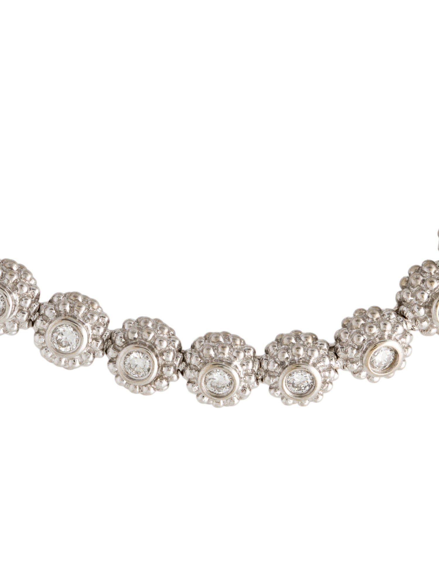 AYA 18K 1.12ctw Diamond Tennis Bracelet