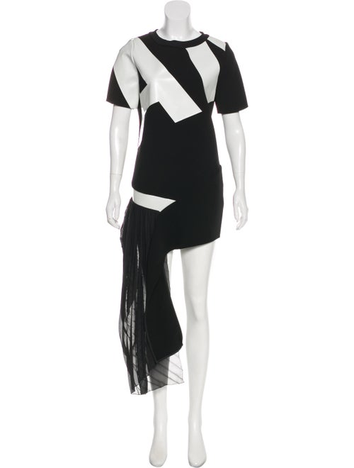 Anthony Vaccarello Maxi Jersey Dress Black