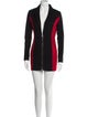Anthony Vaccarello Colorblock Pattern Coat