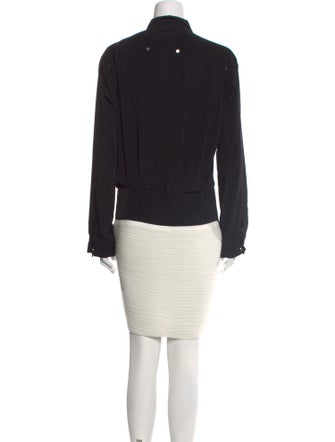 Anthony Vaccarello Colorblock Pattern Mini Dress