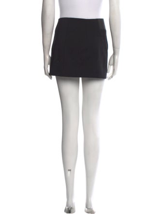 Anthony Vaccarello Wool Mini Skirt