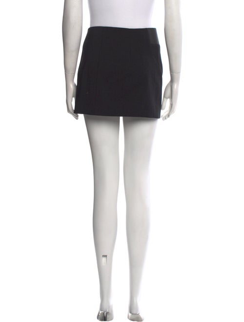 Anthony Vaccarello Wool Mini Skirt