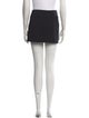 Anthony Vaccarello Wool Mini Skirt