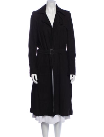 Anthony Vaccarello Goat Leather Coat