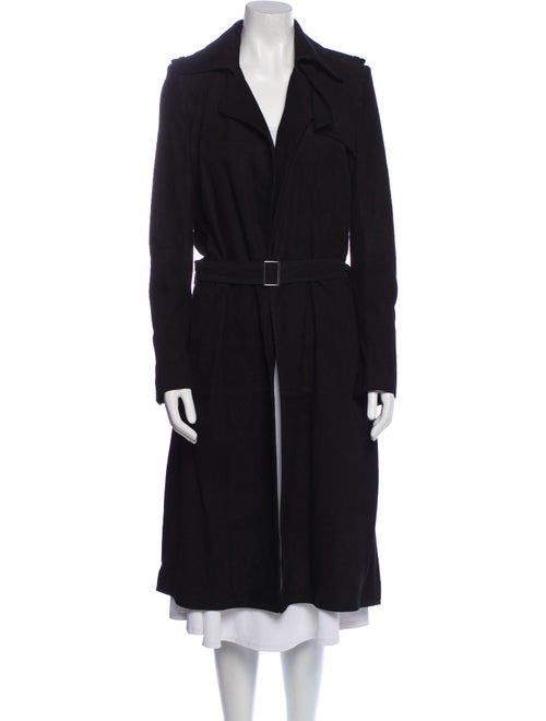 Anthony Vaccarello Goat Leather Coat