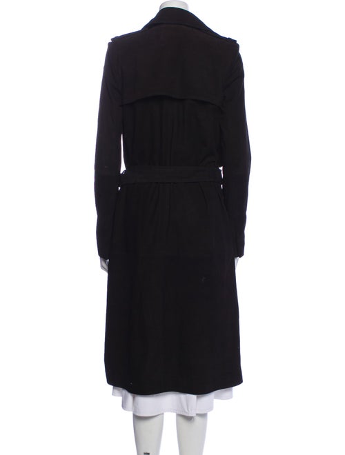 Anthony Vaccarello Goat Leather Coat