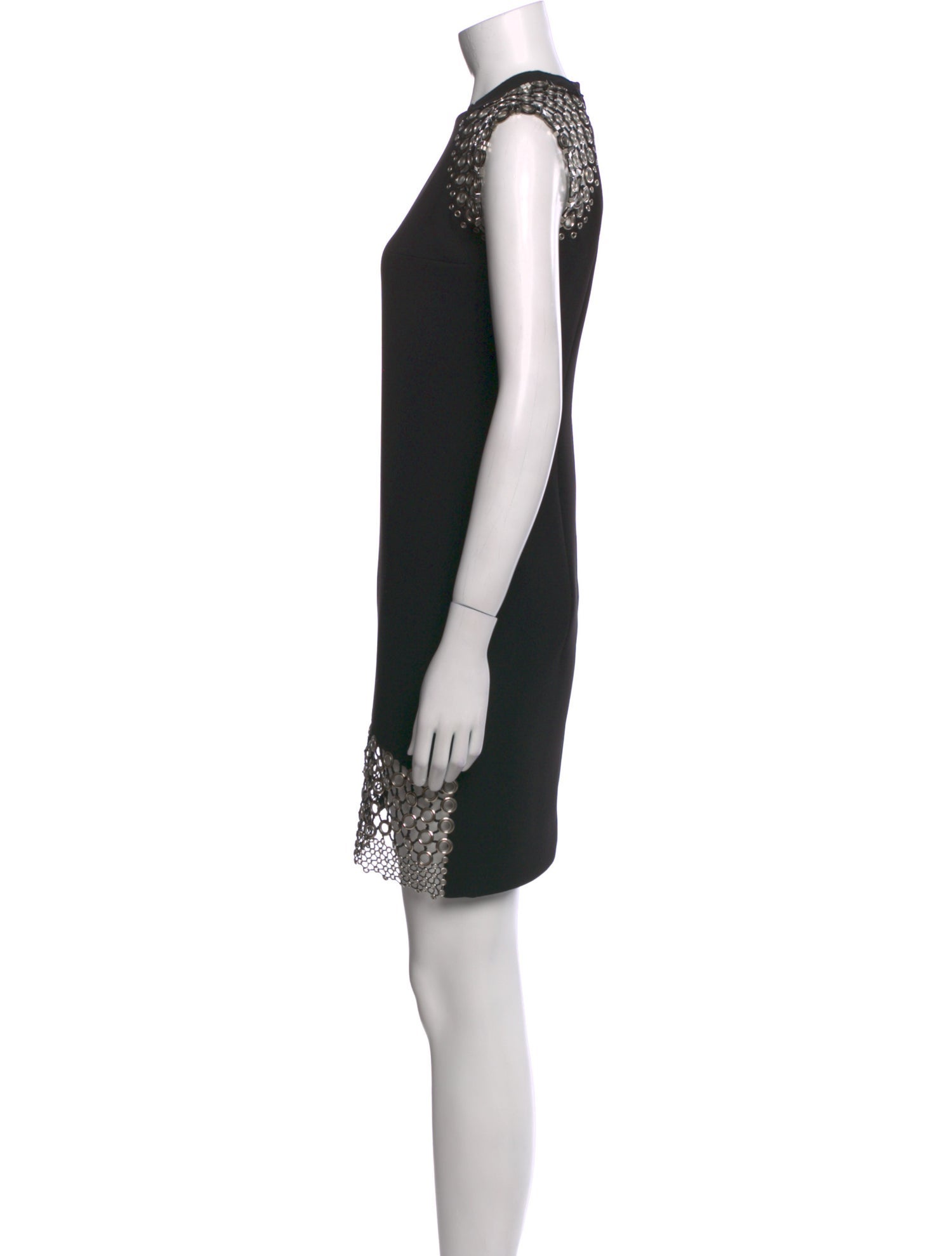 Anthony Vaccarello Patterned Mini Dress
