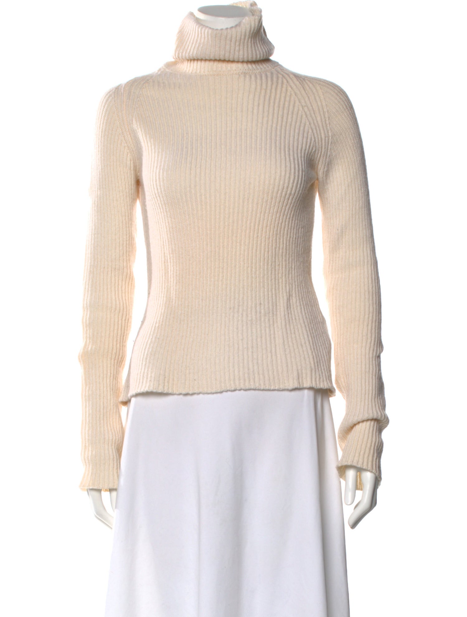 Anthony Vaccarello Wool Turtleneck Sweater