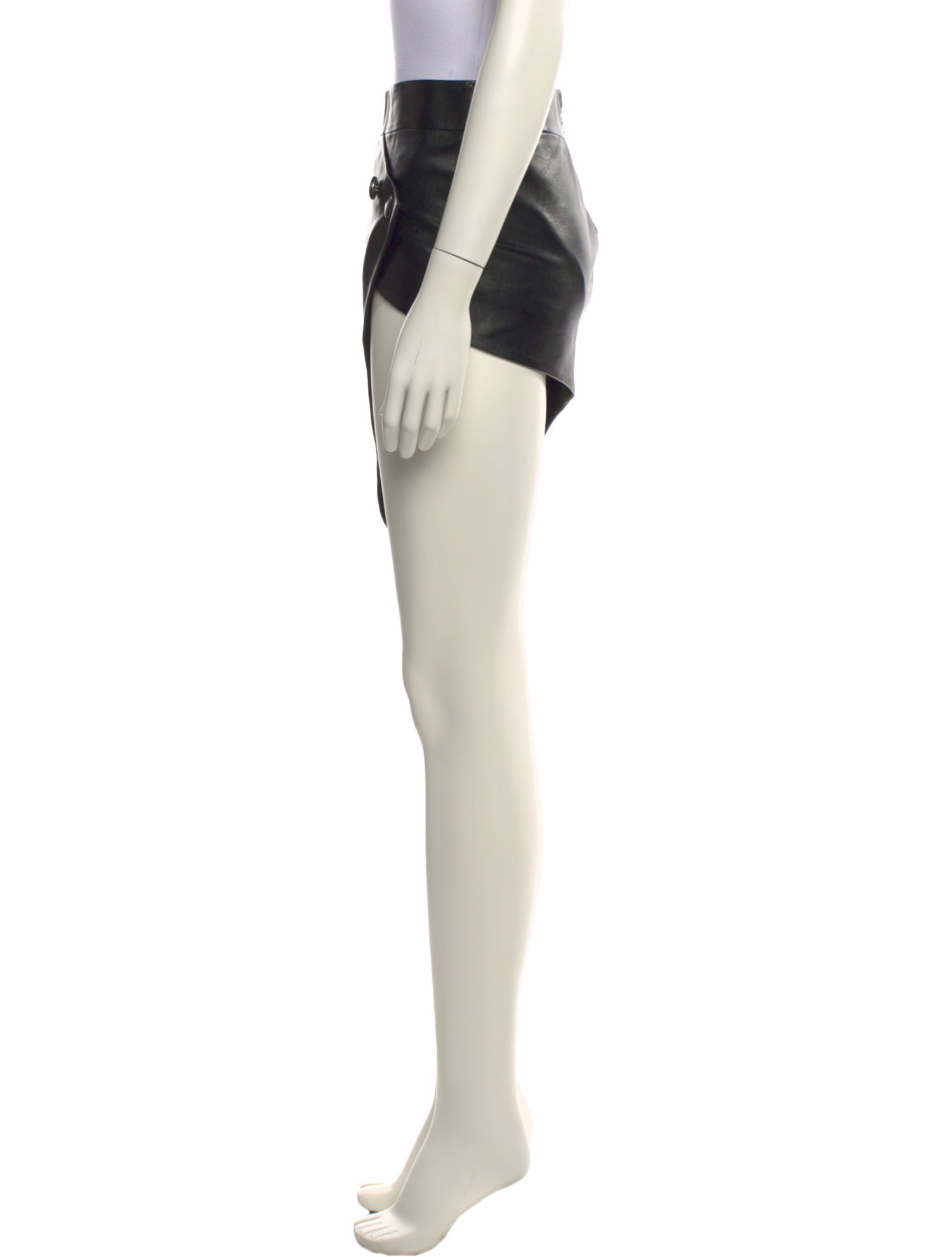 Anthony Vaccarello Silk Knee-Length Skirt