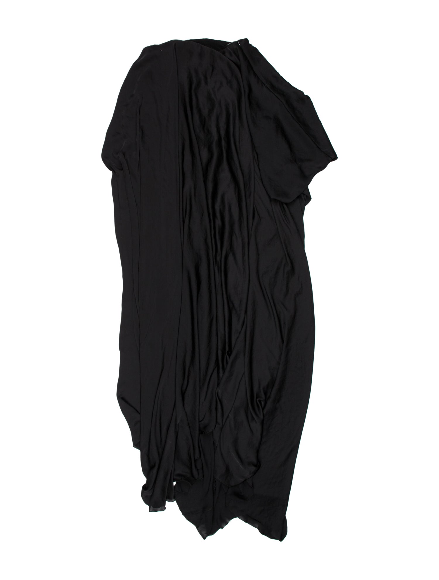 Anthony Vaccarello Cowl Neck Long Dress