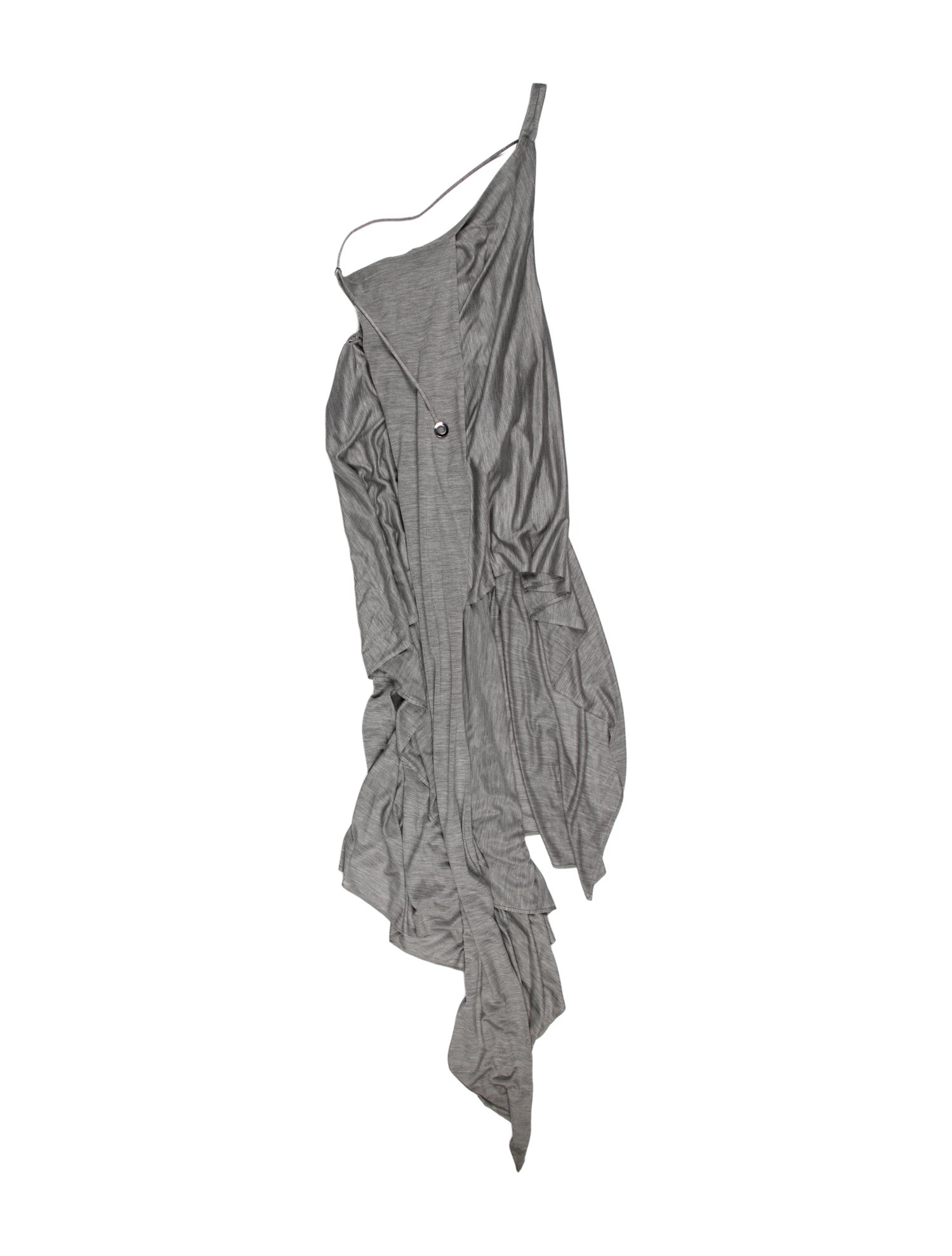 Anthony Vaccarello Silk Long Dress