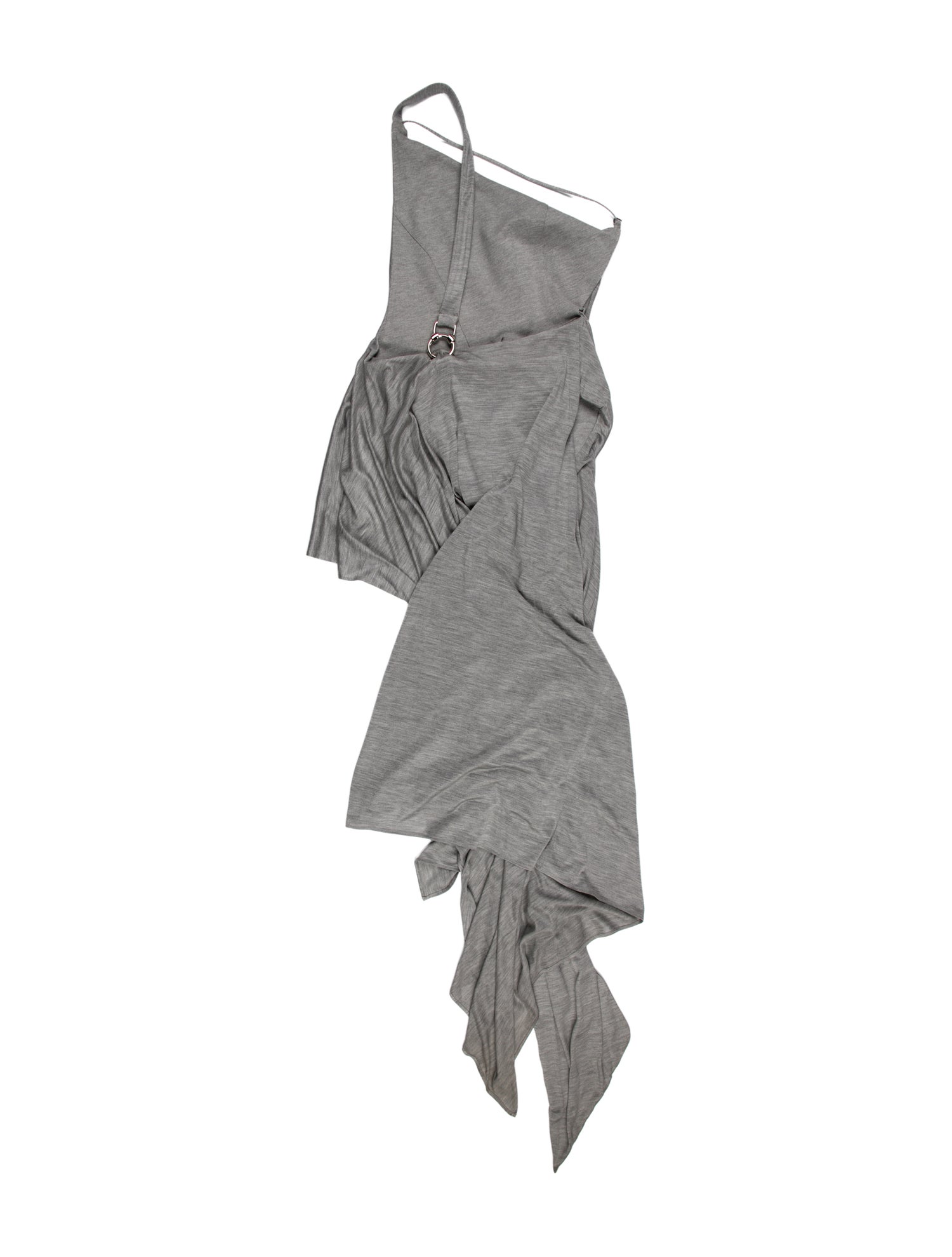 Anthony Vaccarello Silk Long Dress